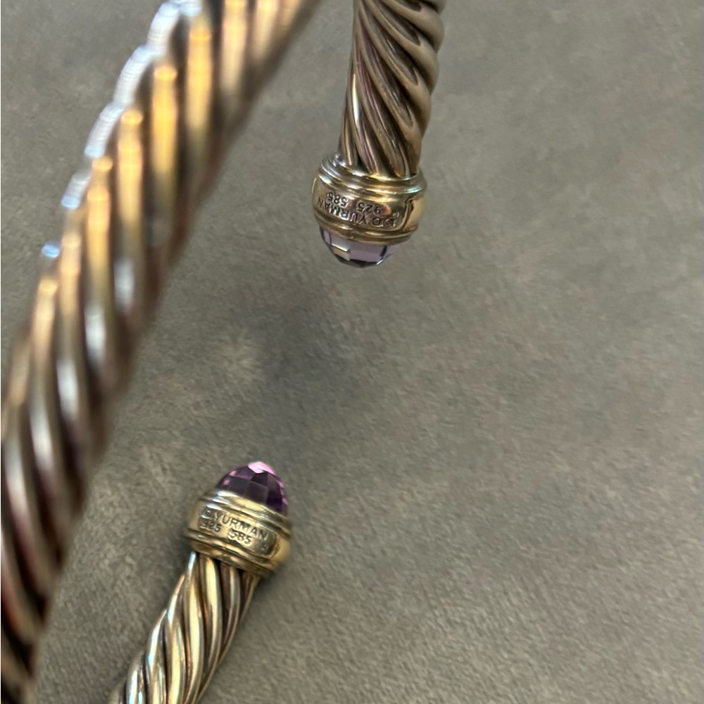 DAVID YURMAN 💜 AUTHENTIC Classic Cable Bracelet 7mm - Picture 10 of 15